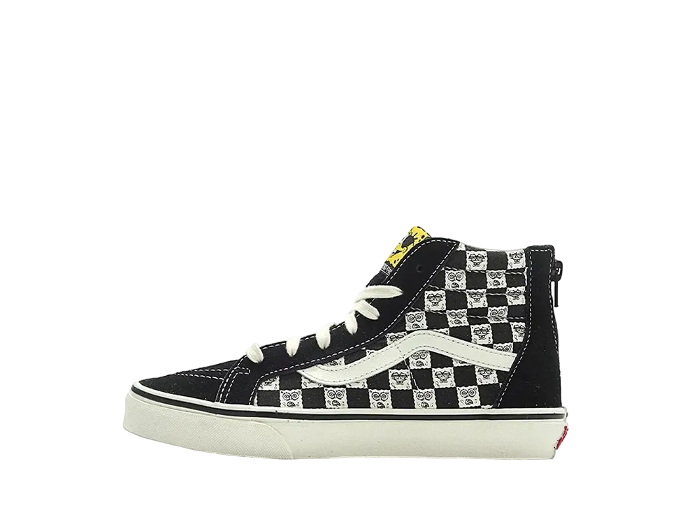 Spongebob × Vans PS Sk8-Hi Zip "Checkerboard"