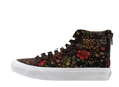 Vans SK8 Hi Slim Zip "Floral Leather Multi Color"