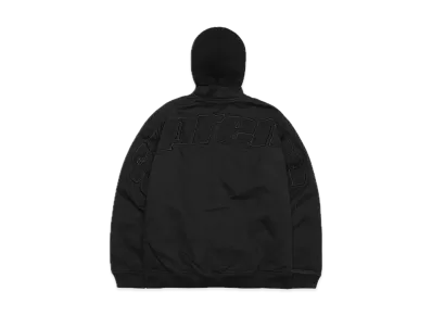 Supreme Hooded Twill Varsity Jacket "Black"