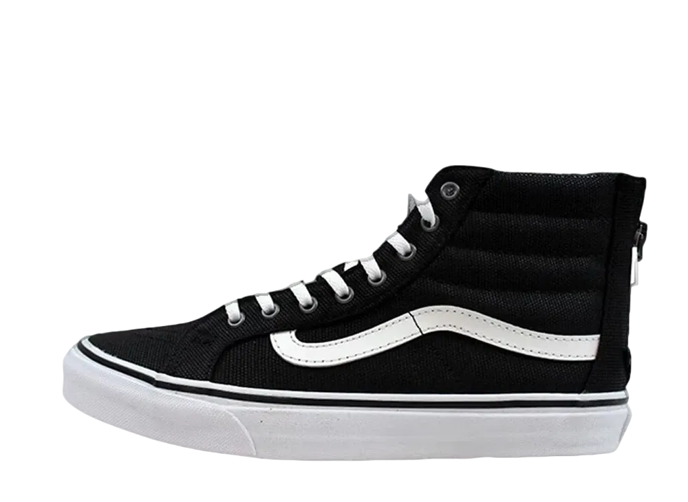 バンズ スケートハイ スリム ジップ ツウィード ドット "ブラック"