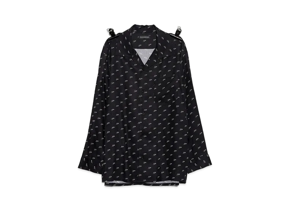 PEACEMINUSONE PMO Rayon Shirt #2 "Black" / G-DRAGON