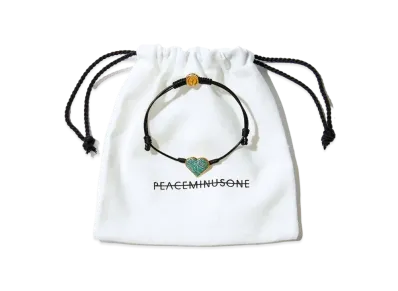 PEACEMINUSONE PMO Heart String Bracelet #1 "Mint" / G-DRAGON