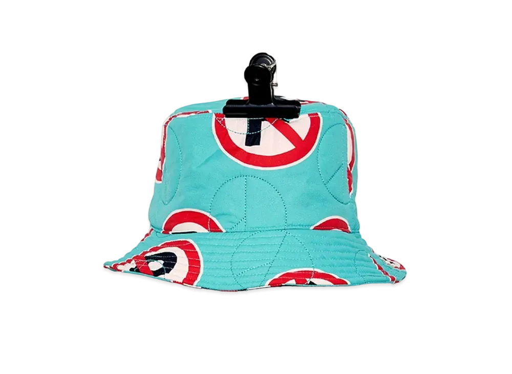 PEACEMINUSONE PMO Quilted Bucket Hat #1 "Aqua" / G-DRAGON