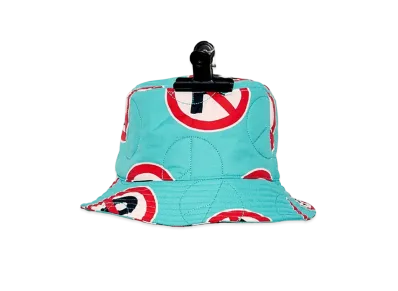 PEACEMINUSONE PMO Quilted Bucket Hat #1 "Aqua" / G-DRAGON