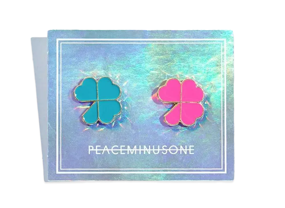 PEACEMINUSONE PMO Clover Pin Set #1 