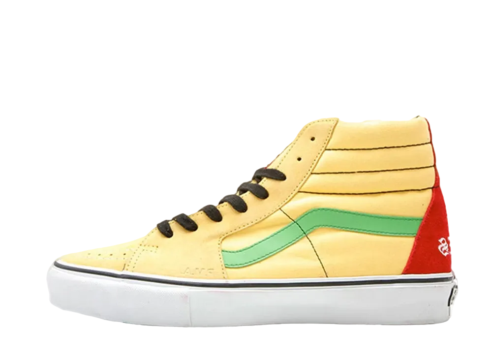 Supreme × Vans × Bad Brains Sk8-Hi "Yellow"
