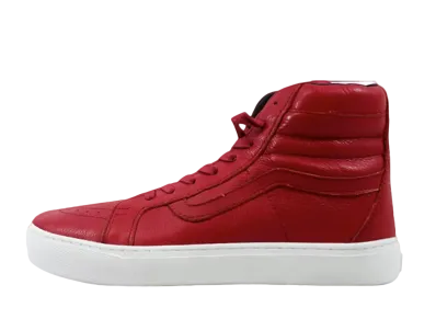 Vans Sk8 Hi Cup "Red Leather"