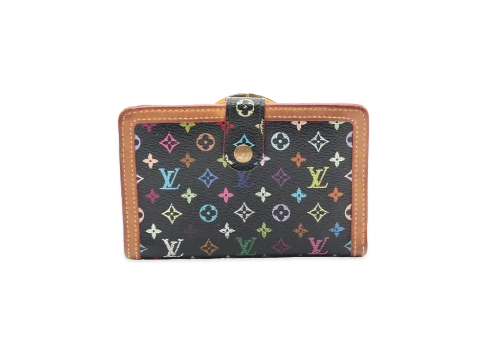 Louis Vuitton Viennois Wallet Monogram Multicolor "Noir"