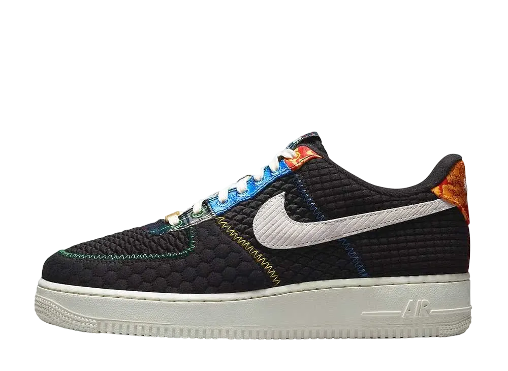 ナイキ エアフォース1 ロー "ブラック/セイル/ユニバーシティレッド/ホワイト"