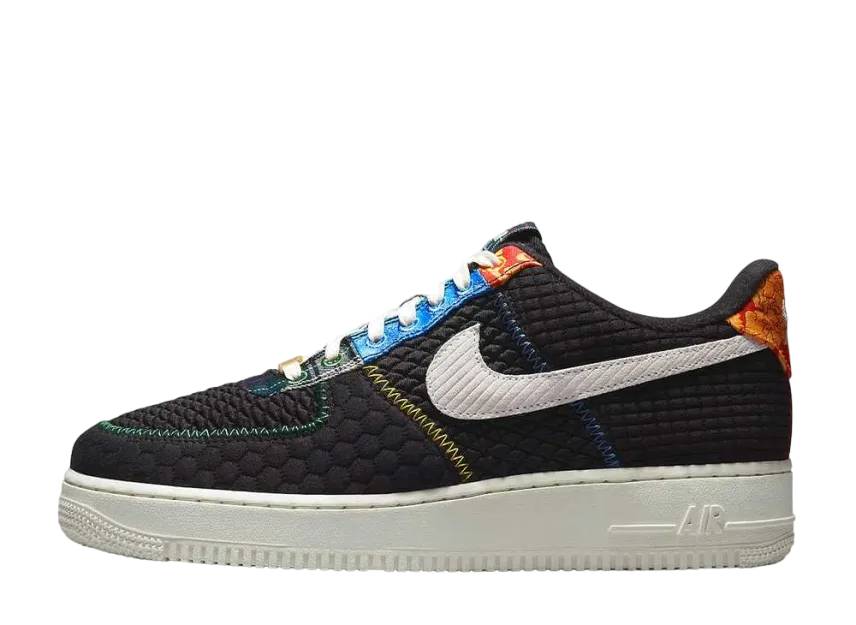 ナイキ エアフォース1 ロー "ブラック/セイル/ユニバーシティレッド/ホワイト"