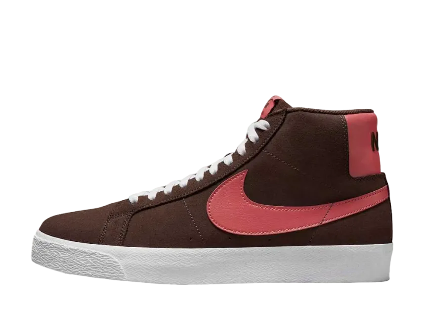 ナイキ SB ブレーザー ズーム ミッド "ブラウン アンド ピンク"