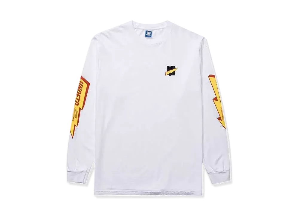 UNDEFEATED Flash L/S Tee - 80357 "White"