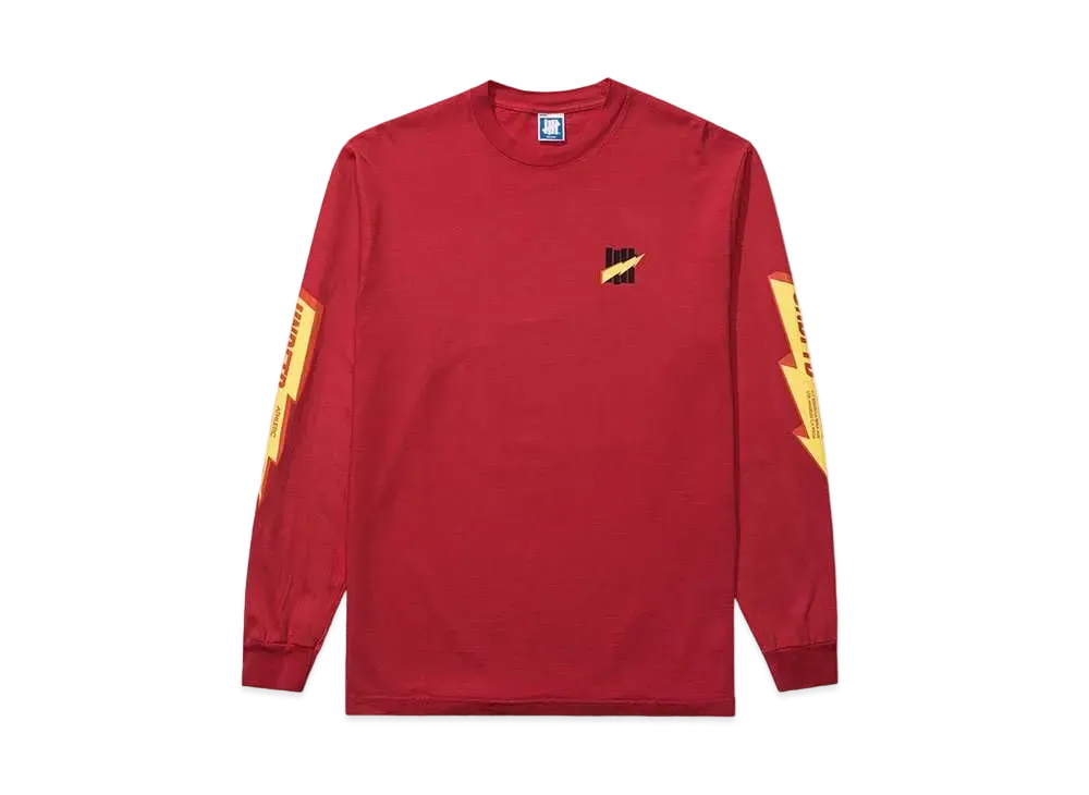 UNDEFEATED Flash L/S Tee - 80357 "Red"