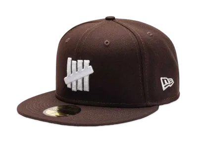UNDEFEATED x NE Icon Fitted - 90230 "Brown"