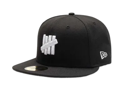 UNDEFEATED x NE Icon Fitted - 90230 "Black"