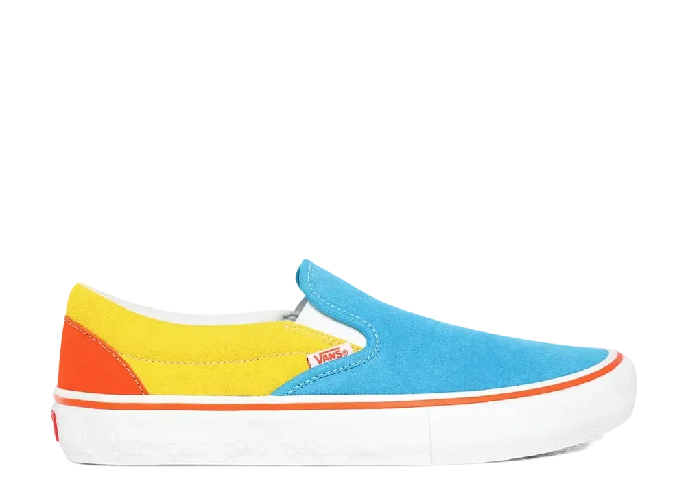 ザ シンプソンズ × バンズ スリッポン プロ "ブルー/イエロー"