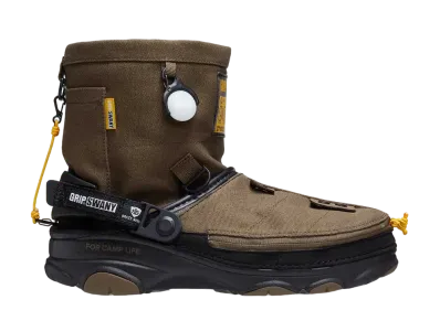 グリップ スワニー × アトモス × クロックス クラシック オールテレイン クロッグ "ブラウン"