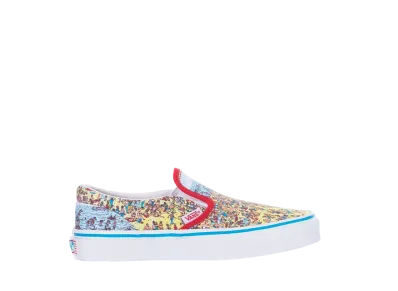 Wheres Waldo × Vans KIDS Classic Slip-On "Beach"
