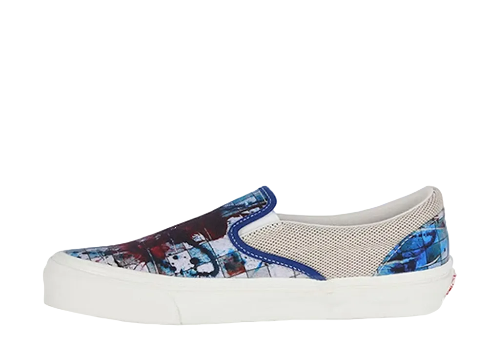 Ralph Steadman × Vans Slip-On "Checkerboard/Blue"