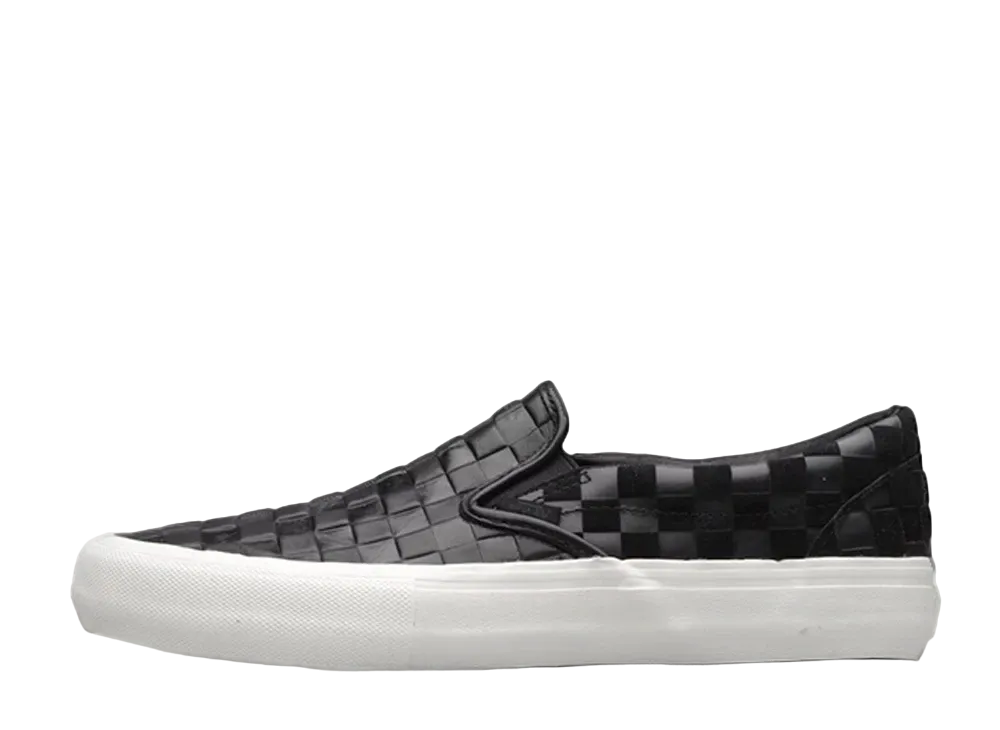エンジニアド ガーメンツ × バンズ スリッポン チェッカーボード "ブラック"