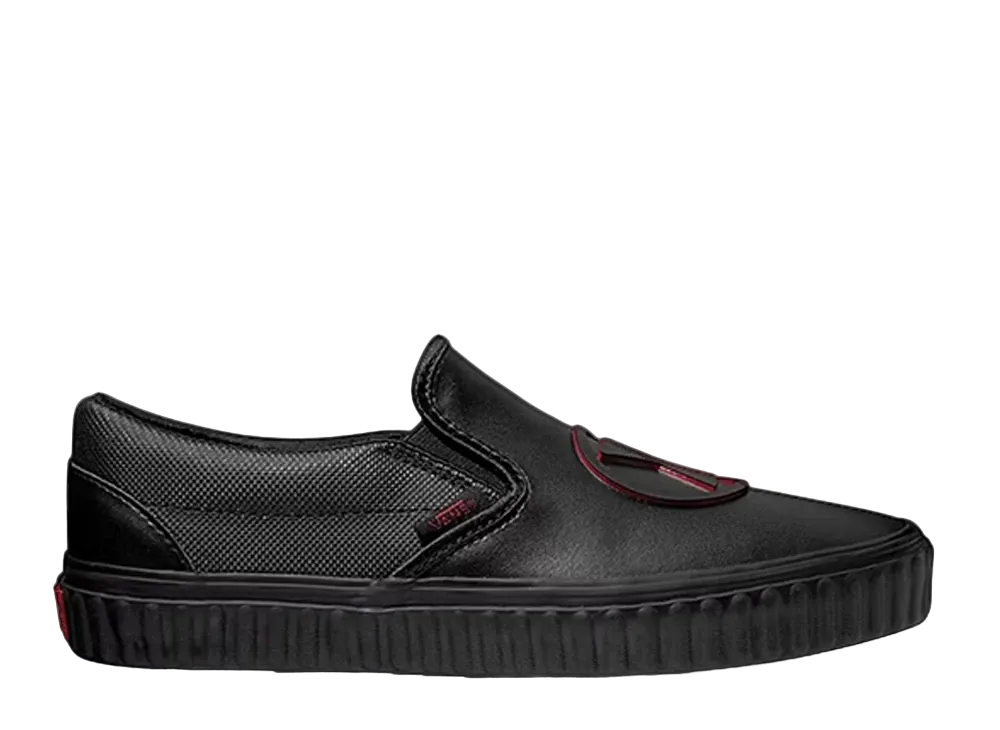 Marvel × Vans Slip-On "Black Widow"