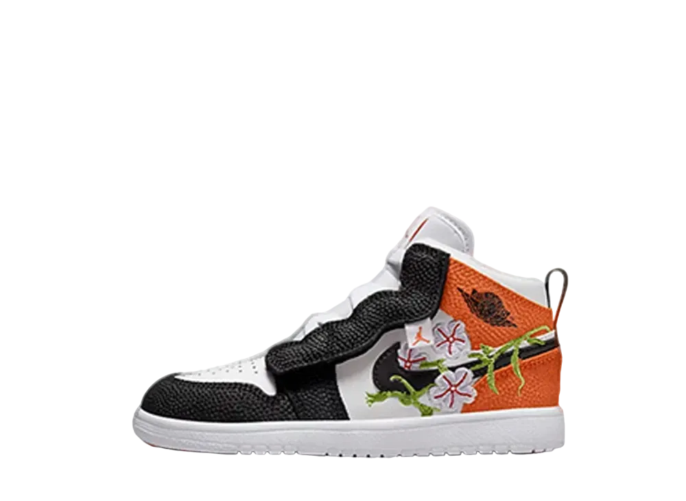 Nike PS Jordan 1 Mid ALT SE "Floral Embroidery/White/Starfish"