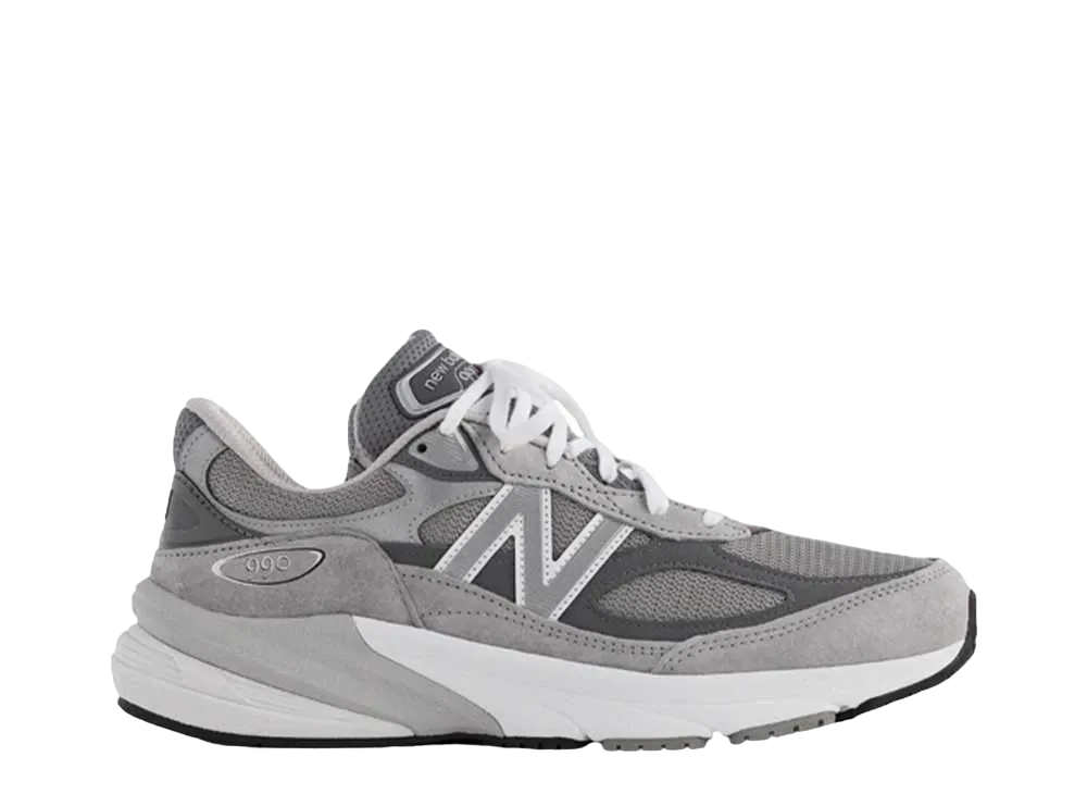 New Balance Women's 990V6 "Gray" (Heel NB Logo)