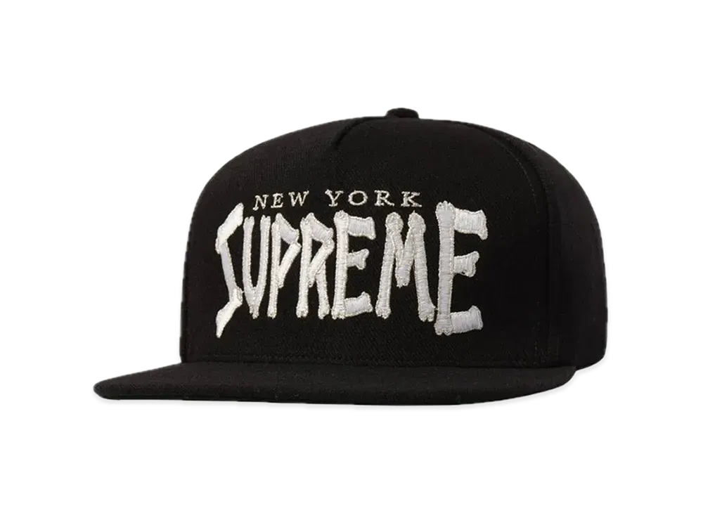Supreme Bones Logo 5-Panel "Black"