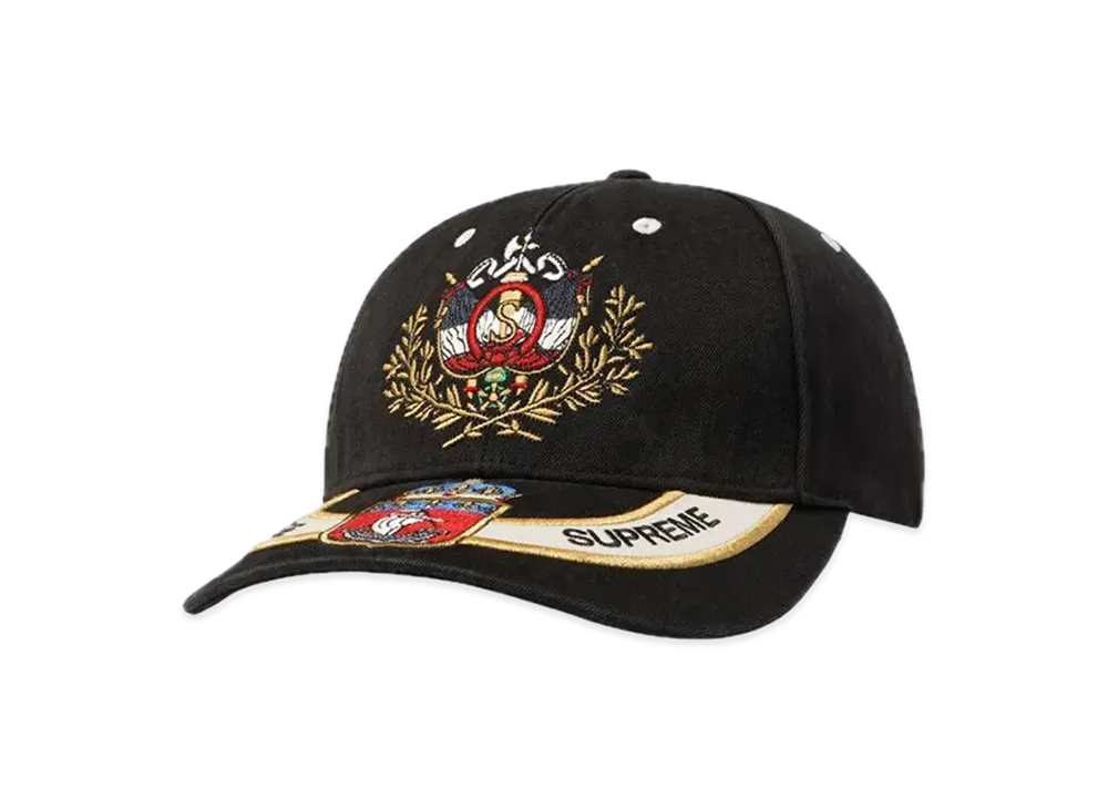 Supreme Crest 6-Panel "Black"