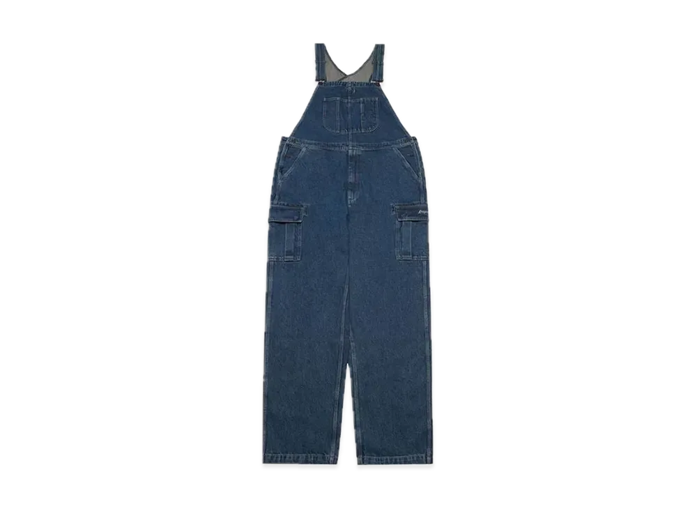 Supreme Cargo Denim Overalls "Washed Blue"