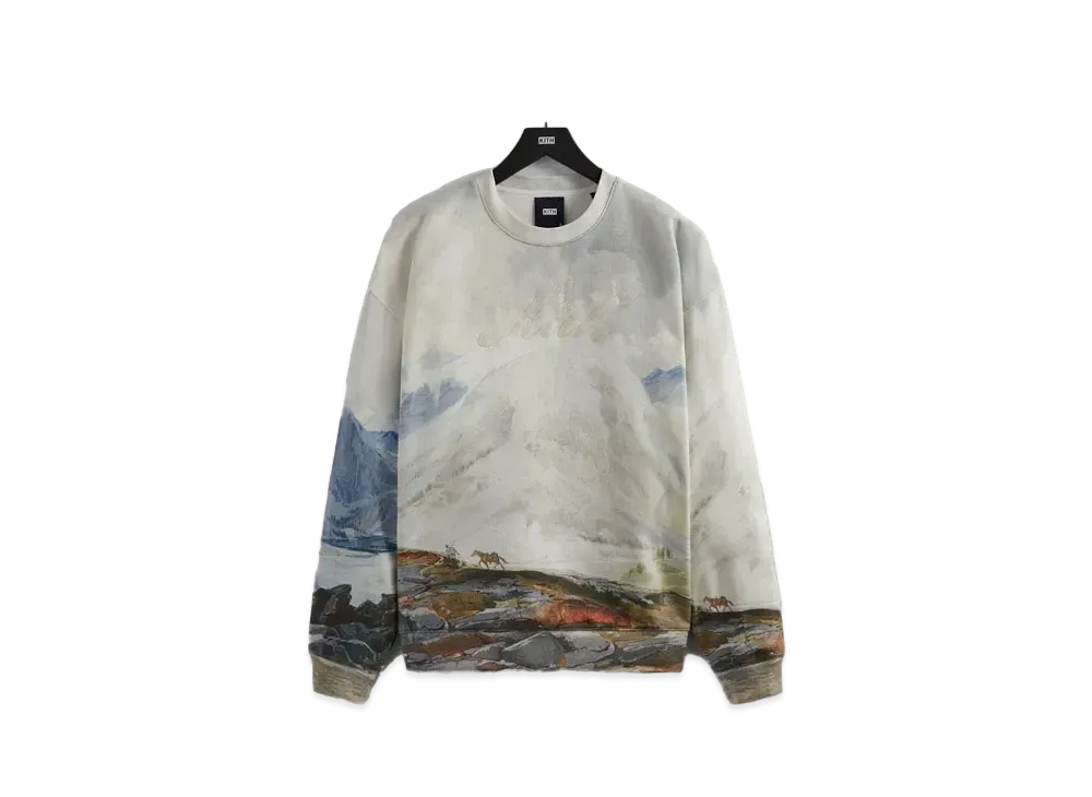 Kith Peak Nelson Crewneck "Chalk"