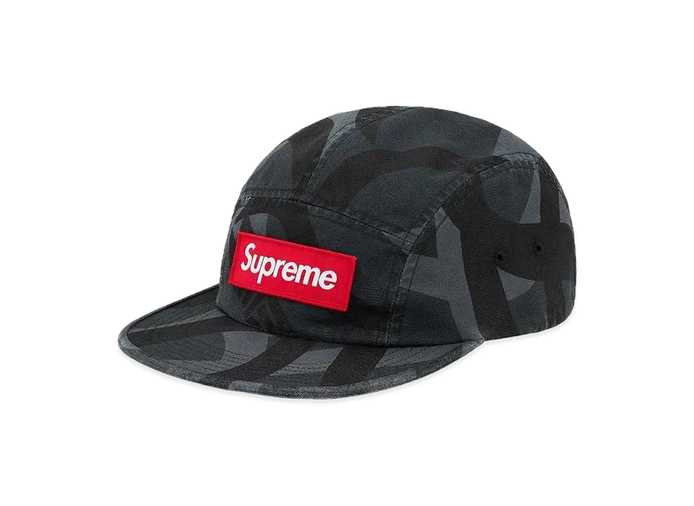 Supreme Military Camp Cap "Black Tribal Camo" (19FW)