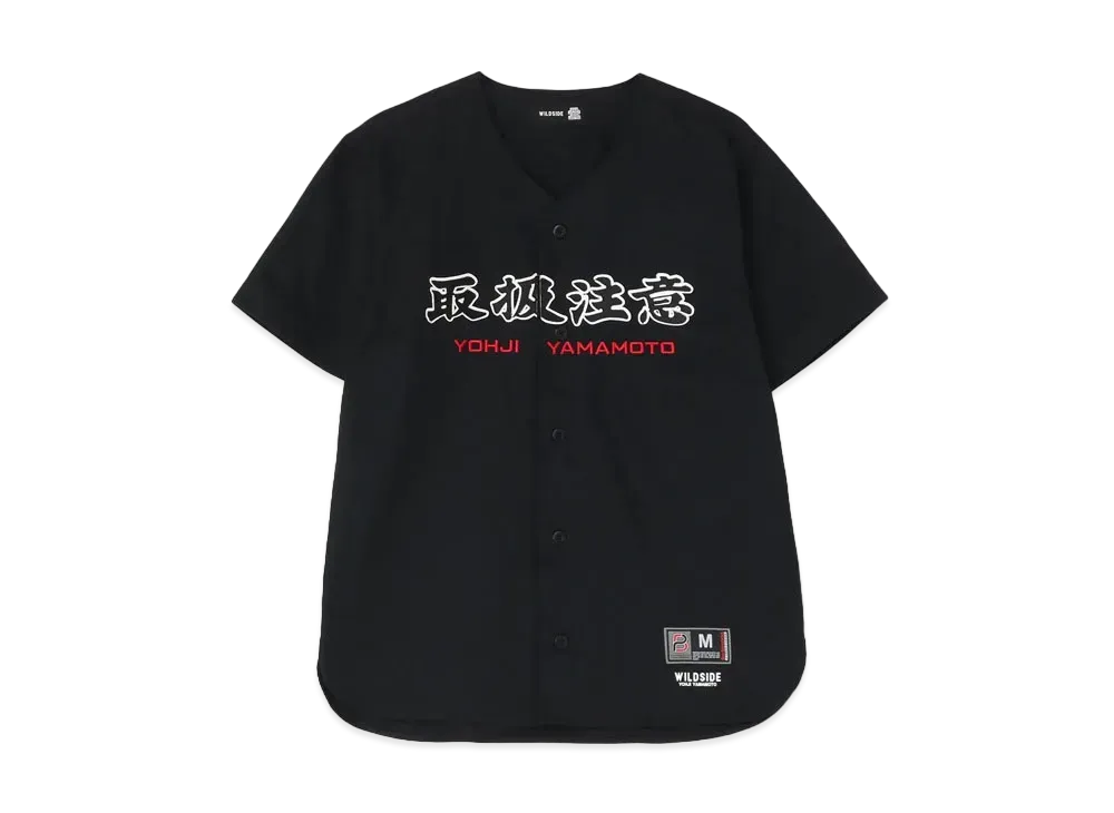 BlackEyePatch WILDSIDE YOHJI YAMAMOTO "NOIR EYE PATCH" Baseball T-shirt "Black"