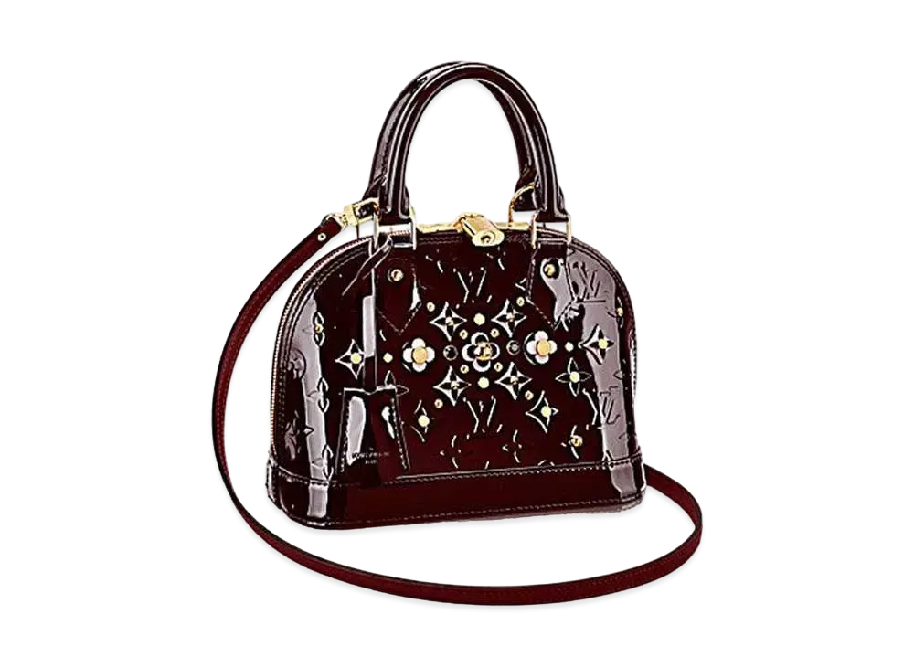 ルイヴィトン アルマ BB フラワー モノグラム・ヴェルニ 