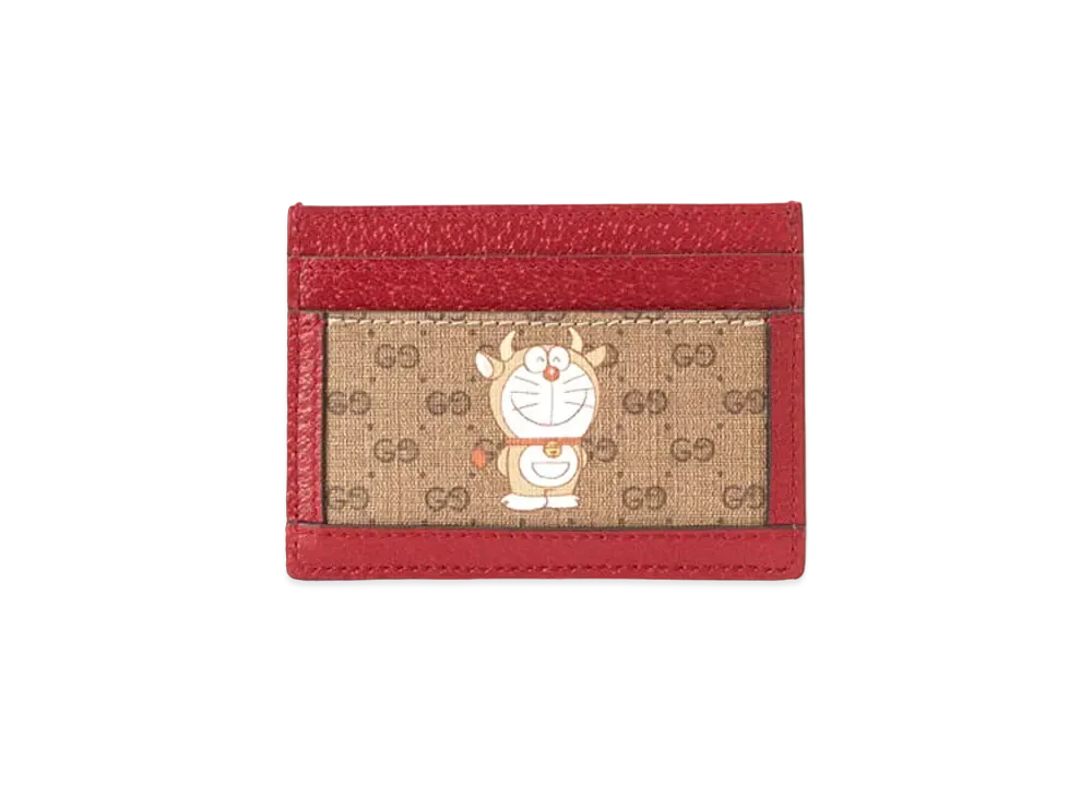 グッチ x ドラえもん 牛ドラ GGスプリーム カードケース 654539 2T4AG 9795