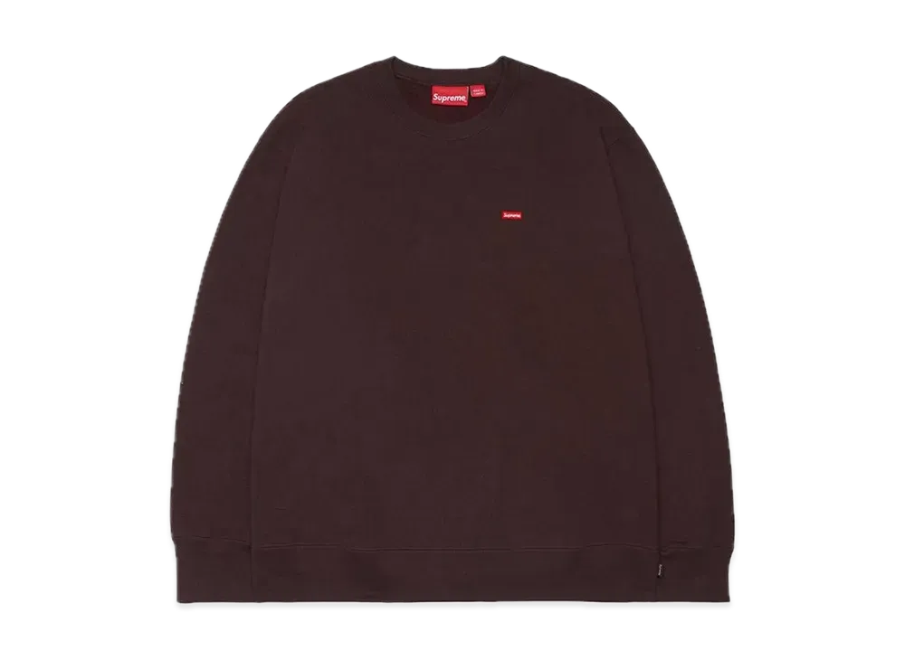 Supreme Small Box Crewneck "Dark Brown" (22SS)