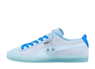 Pokemon × Puma Suede Squirtle "Petit Four/Nitro Blue"