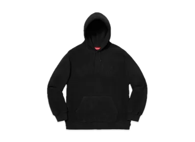 Supreme Polartec Hooded Sweatshirt "Black"