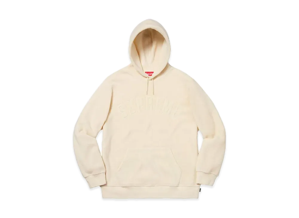 Supreme Polartec Hooded Sweatshirt "Natural"