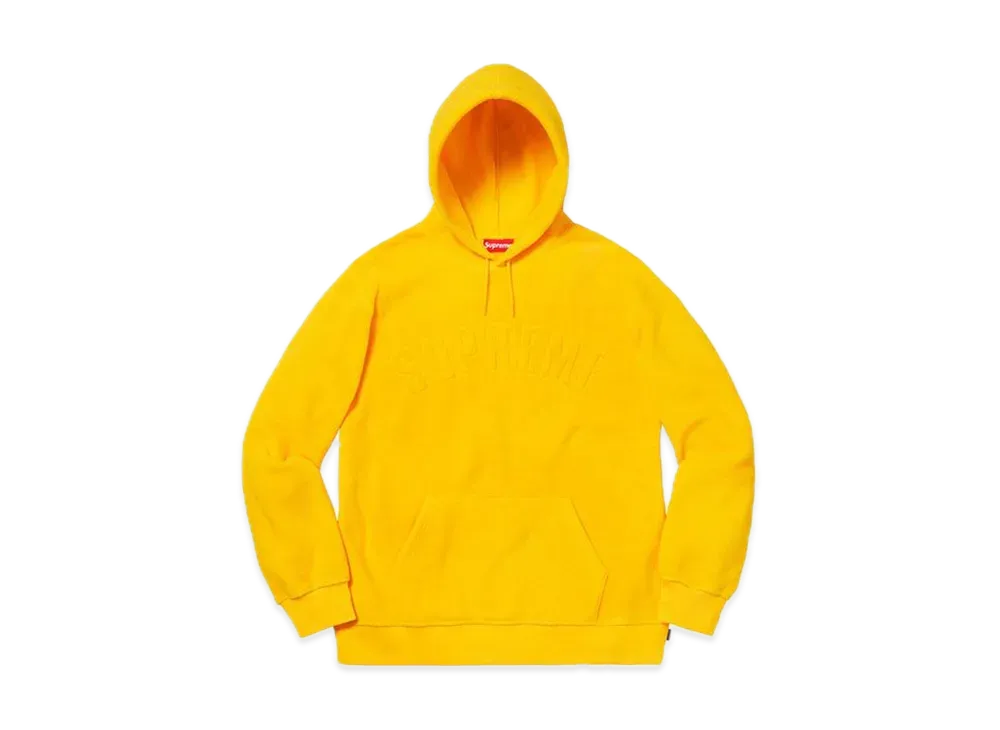 Supreme Polartec Hooded Sweatshirt "Yellow"