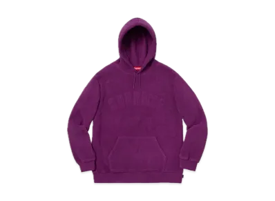 Supreme Polartec Hooded Sweatshirt "Purple"