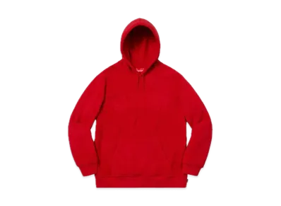 Supreme Polartec Hooded Sweatshirt "Red"