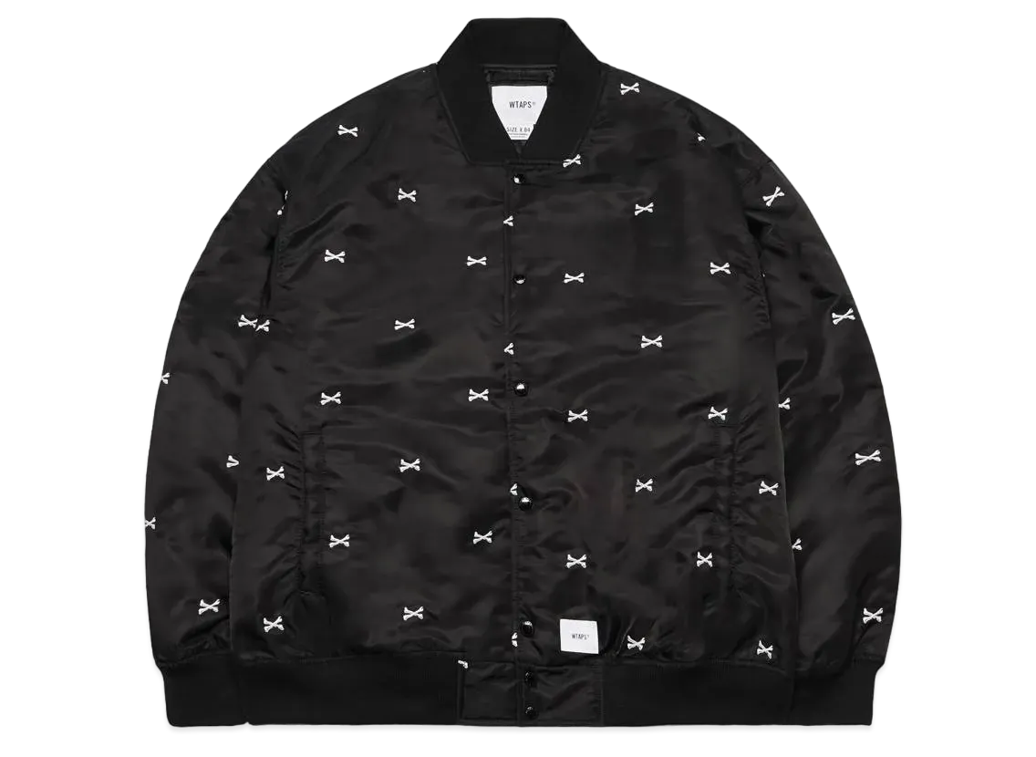 Wtaps TEAM / JACKET / NYLON. TWILL. TEXTILE "Black"