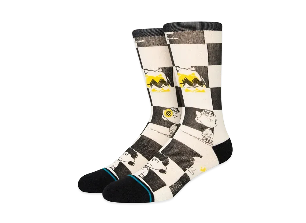 STANCE CHECKED "BLACK"