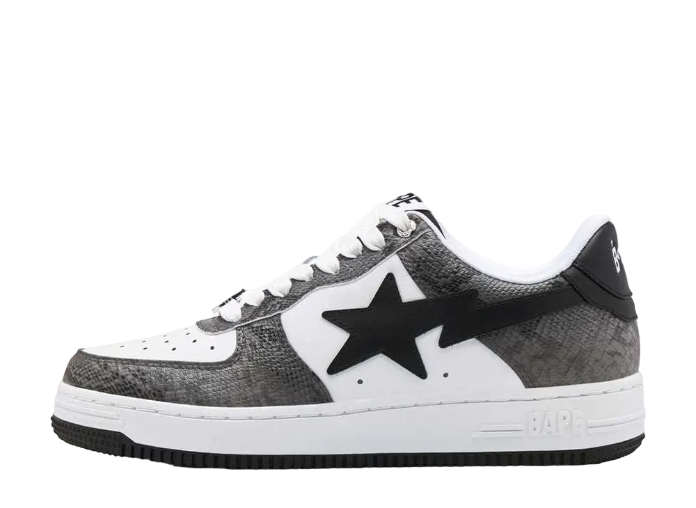 A BATHING APE®︎ BAPE STA Snakeskin "Charcoal"