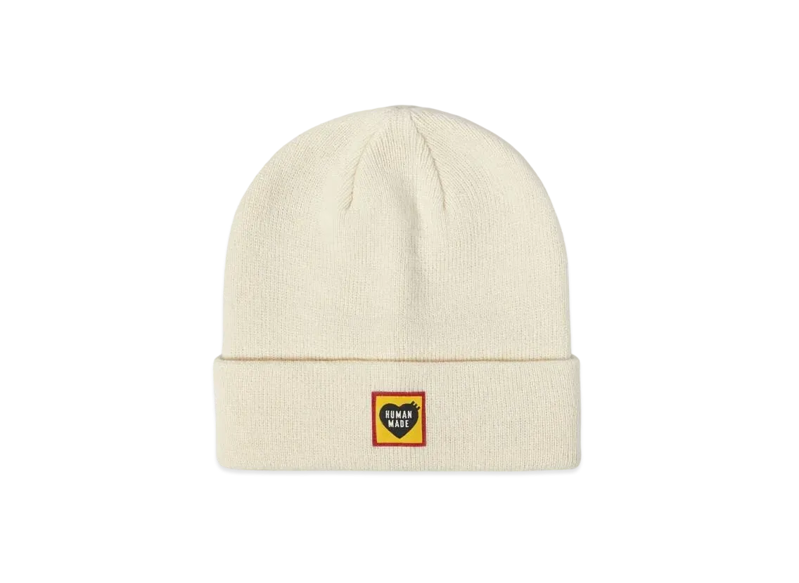 HUMAN MADE CLASSIC BEANIE "White"