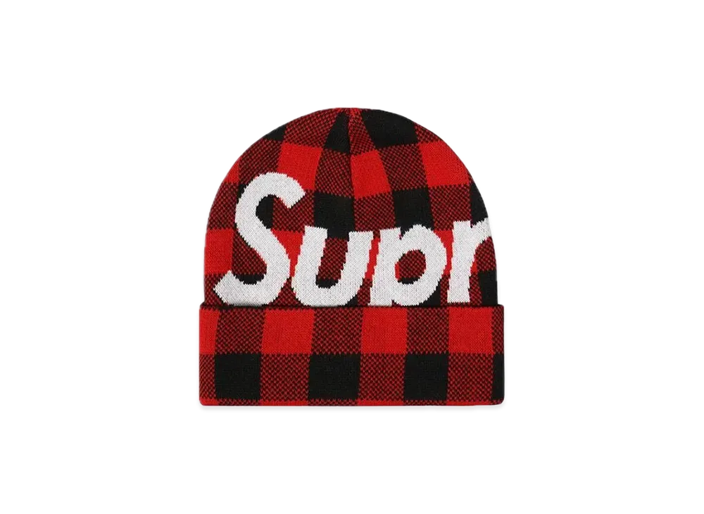 Supreme Big Logo Beanie "Red"