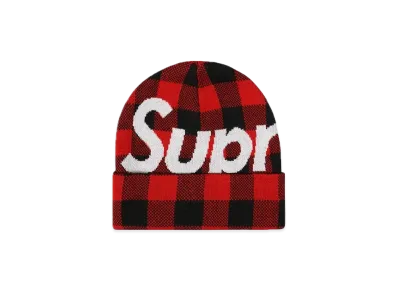 Supreme Big Logo Beanie "Red"