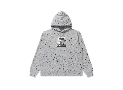 Blackeyepatch OG Label Star Patterned Hoodie "White"