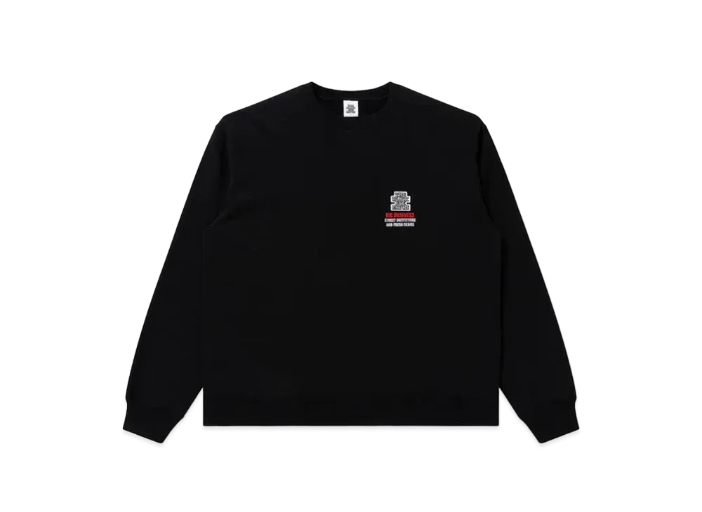 Blackeyepatch Big Business OG Label Crew Sweat Safety "Black"